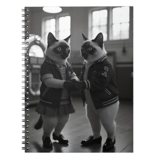 Sock Hop Katten Notitieboek (Voorkant)