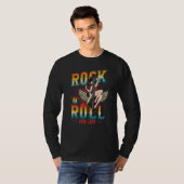 Sock Hop Kostuum Rock 'n' Roll voor het Leven Vett T-shirt (Voorkant volledig)