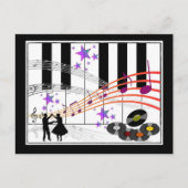 Sock Hop Nostalgia Briefkaart (Voorkant)