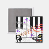 Sock Hop Nostalgia.. herinner de Vijfftig Magneet (Voorkant / Achterkant)