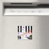 Sock Hop Nostalgia.. herinner de Vijfftig Magneet (Insitu (Vaatwasser))