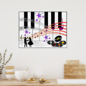 Sock Hop Nostalgia Poster (Keuken)
