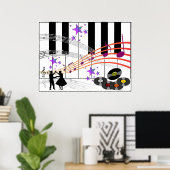 Sock Hop Nostalgia Poster (Thuiskantoor)