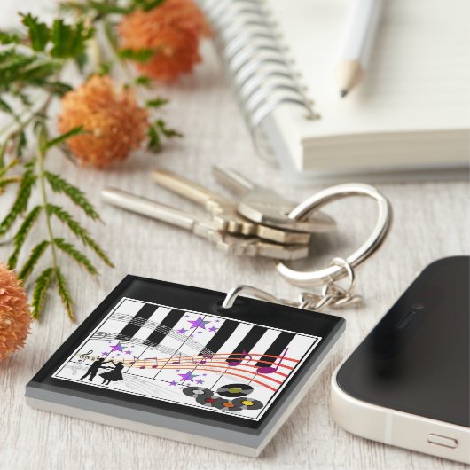 Sock Hop Nostalgia Sleutelhanger (Voorkant Rechts)