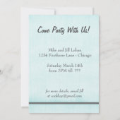 Sock Hop Open House Party Custom Retro Kaart (Achterkant)