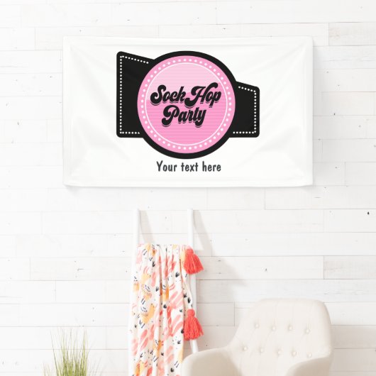 Sock Hop Party Spandoek (Insitu)