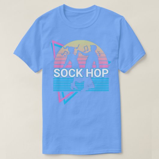Sock Hop Retro T-shirt (Design voorkant)