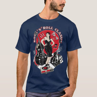 Sock Hop Rockabilly uit de jaren 1950 Mannen van k T-shirt