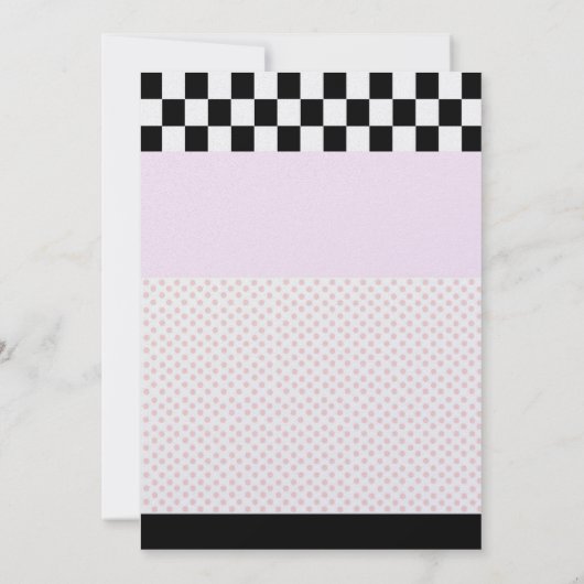 Sock Hop Uitnodiging (Achterkant)