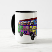 Sock Money Peace Bus Mug Mok (Voorkant links)