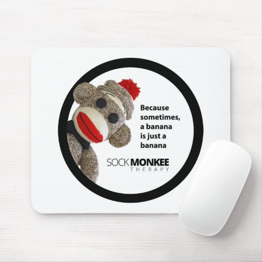 Sock Monkee Therapy Banana Muismat (Met muis)