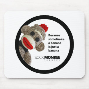 Sock Monkee Therapy Banana Muismat