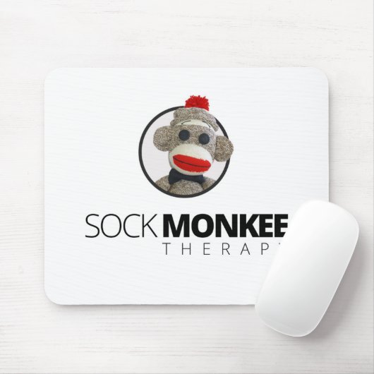Sock Monkee Therapy - Circle Mousepad Muismat (Met muis)