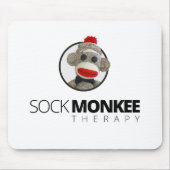 Sock Monkee Therapy - Circle Mousepad Muismat (Voorkant)