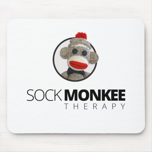 Sock Monkee Therapy - Circle Mousepad Muismat (Voorkant)