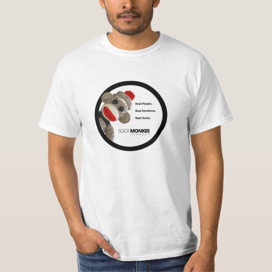 Sock Monkee Therapy - Echte Socks T-shirt (Voorkant)
