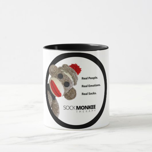 Sock Monkee Therapy - Real Socks Mok (Midden)