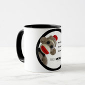 Sock Monkee Therapy - Real Socks Mok (Voorkant links)