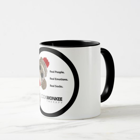 Sock Monkee Therapy - Real Socks Mok (Voorkant rechts)