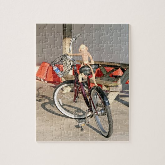 Sock Monkey2 Legpuzzel (Verticaal)