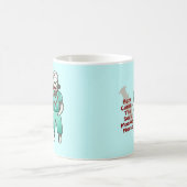 Sock Monkey aangepaste Verpleegkundige mok (Center)