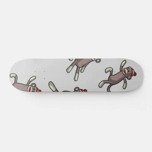 Sock Monkey-actie Persoonlijk Skateboard (Horizontaal)