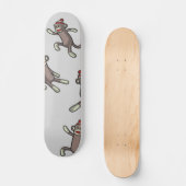 Sock Monkey-actie Persoonlijk Skateboard (Voorkant)