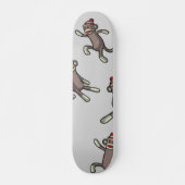 Sock Monkey-actie Persoonlijk Skateboard (Voorkant)