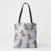 Sock Monkey-actie Tote Bag (Voorkant)