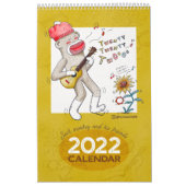 Sock monkey and his friends calendar 2022 kalender (Hoes)