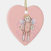 Sock Monkey Angel Ornament (Rechts)