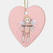 Sock Monkey Angel Ornament (Links)