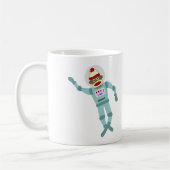 Sock Monkey Astronaut Koffiemok (Links)
