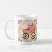 Sock Monkey Baby Girl Buggy Koffiemok (Links)