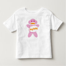 Sock Monkey Baby Shirt Roze Personaliseren