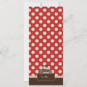 Sock Monkey Baby shower nodigt uit Kaart (Achterkant)