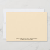 Sock Monkey Baby shower Uitnodiging (Achterkant)