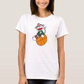 Sock Monkey Basketball T-shirts en cadeautjes (Voorkant)