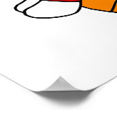 Sock Monkey Basketball T-shirts en cadeautjes Poster (Hoek)