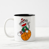SOCK MONKEY BASKETBALL TWEEKLEURIGE KOFFIEMOK (Links)