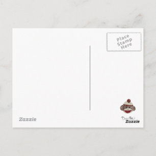 Sock Monkey Bedankt postkaart