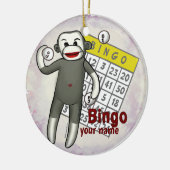 Sock Monkey Bingo ornament (Links)