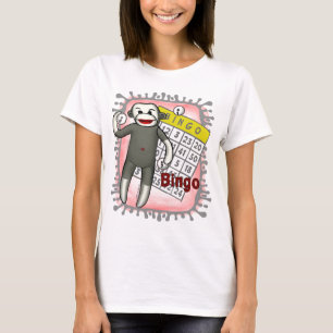 Sock Monkey Bingo T-Shirt
