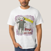 Sock Monkey Bingo T-shirt (Voorkant)