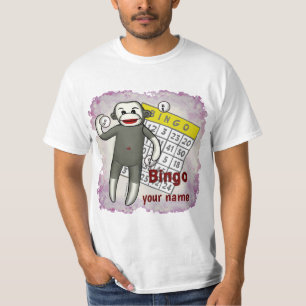 Sock Monkey Bingo T-shirt