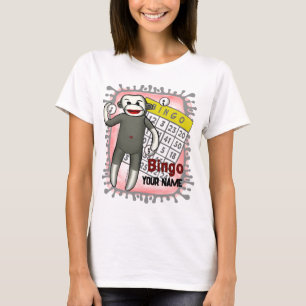 Sock Monkey Bingo T-Shirt