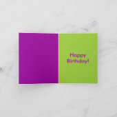 Sock Monkey Birthday Pet Kaart (Binnen)