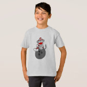 Sock Monkey Bowling T-shirt (Voorkant volledig)