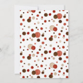 Sock Monkey, Boy Baby shower Invitation Kaart (Achterkant)