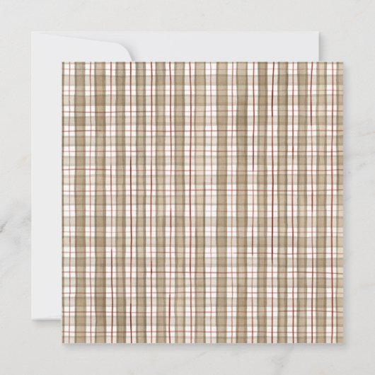 Sock Monkey, Boy Baby shower Invitation Kaart (Achterkant)